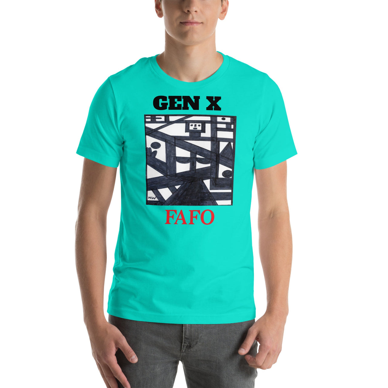 KW Gallery Wearable Art Tee 35 FAFO - Winter Sunshine Marketplace