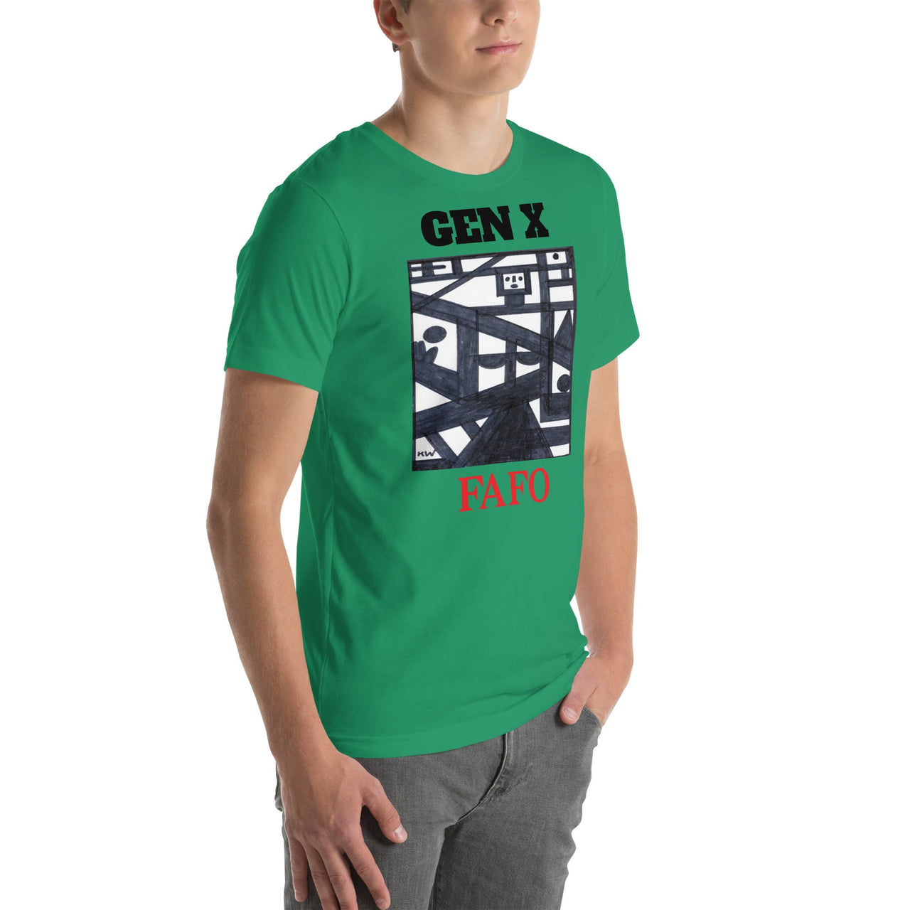 KW Gallery Wearable Art Tee 35 FAFO - Winter Sunshine Marketplace