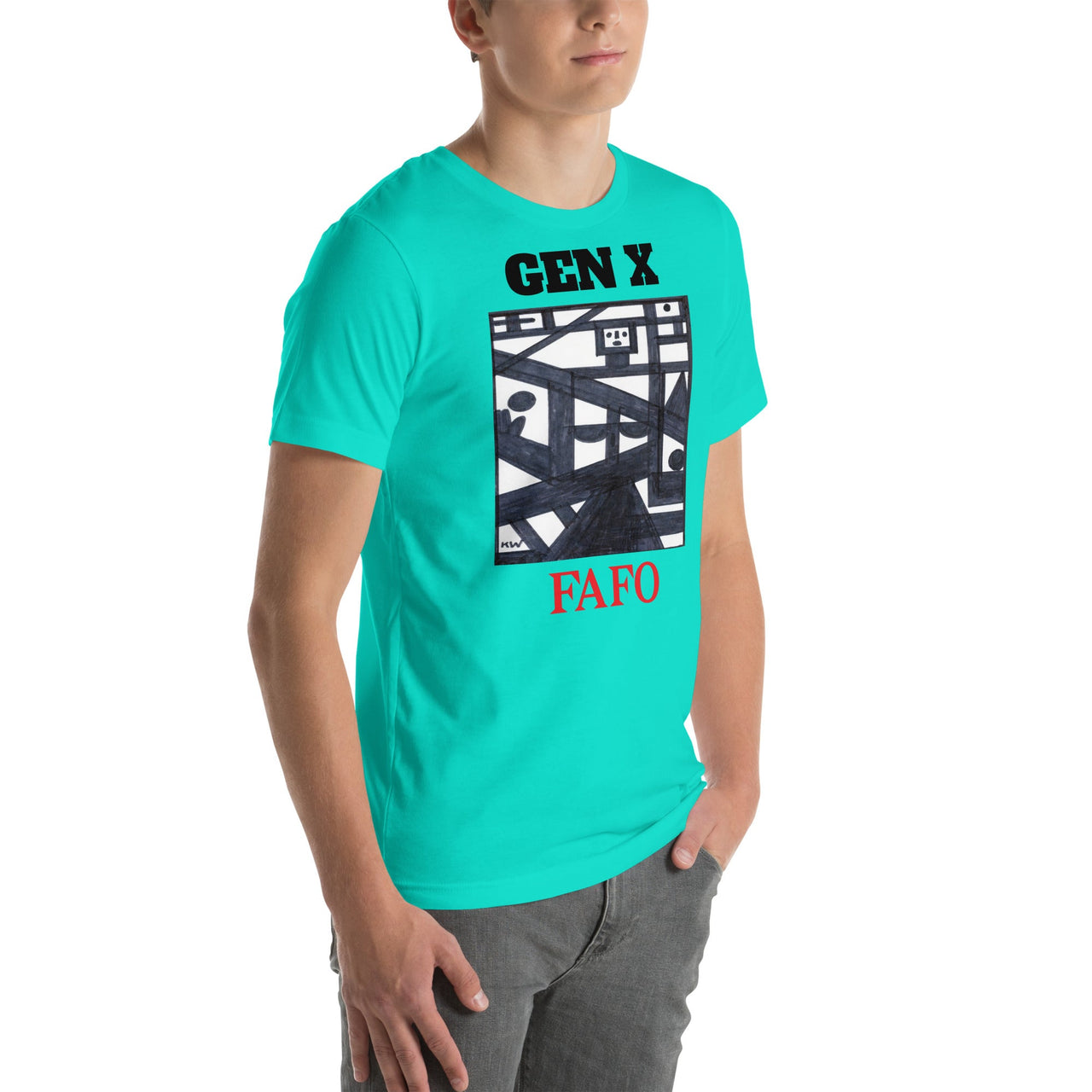 KW Gallery Wearable Art Tee 35 FAFO - Winter Sunshine Marketplace