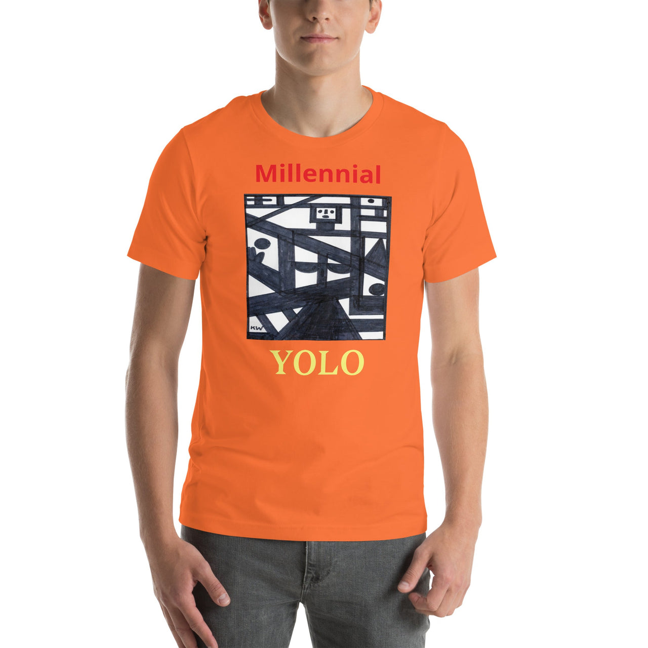 KW Gallery Wearable Art Tee 35 YOLO - Winter Sunshine Marketplace