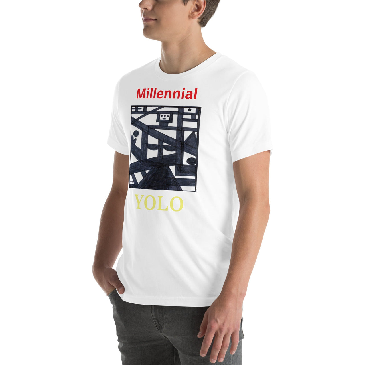 KW Gallery Wearable Art Tee 35 YOLO - Winter Sunshine Marketplace