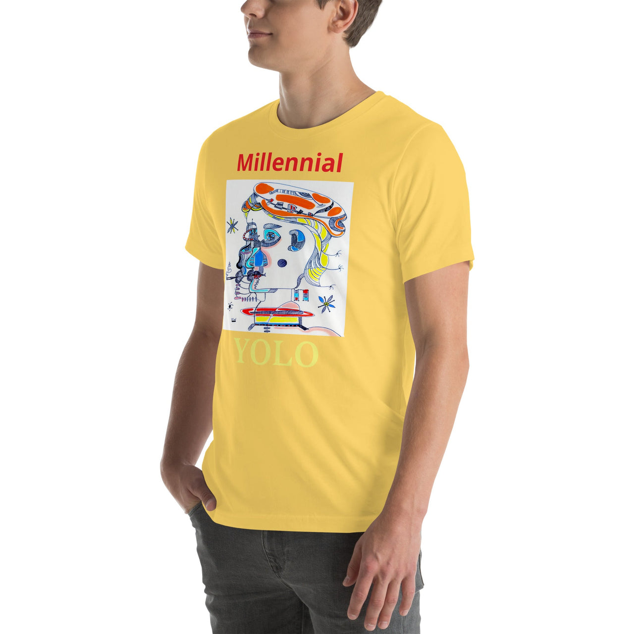 KW Gallery Wearable Art Tee 36 YOLO - Winter Sunshine Marketplace