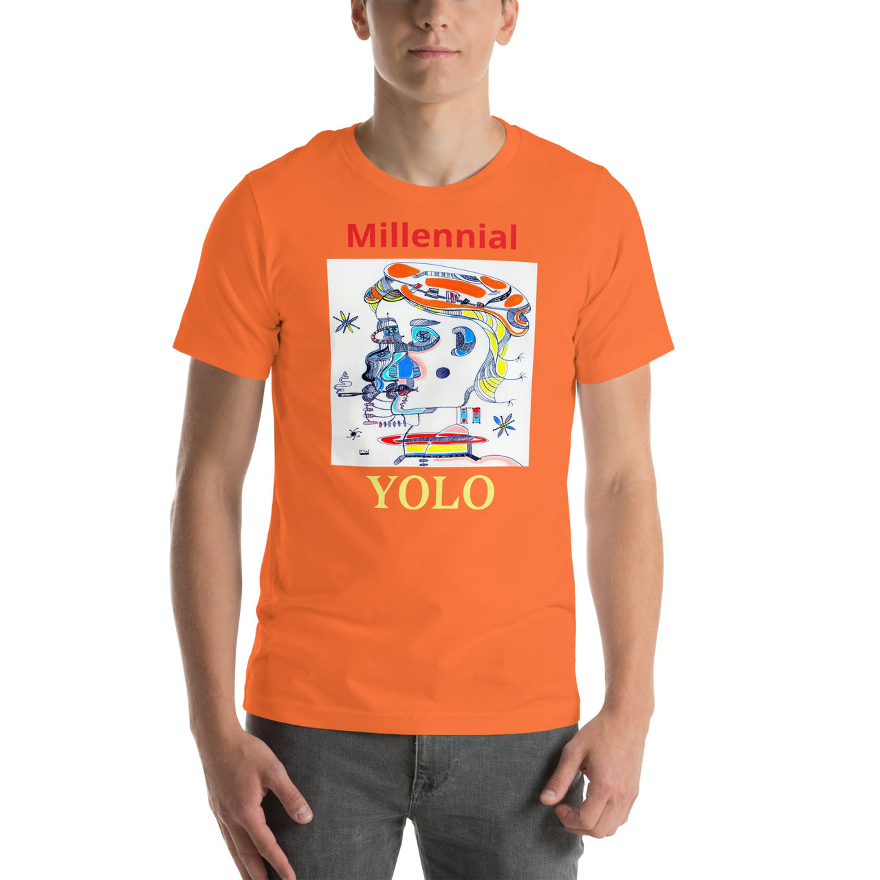 KW Gallery Wearable Art Tee 36 YOLO - Winter Sunshine Marketplace