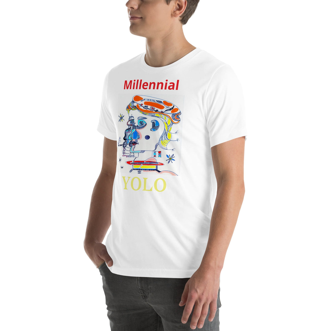 KW Gallery Wearable Art Tee 36 YOLO - Winter Sunshine Marketplace