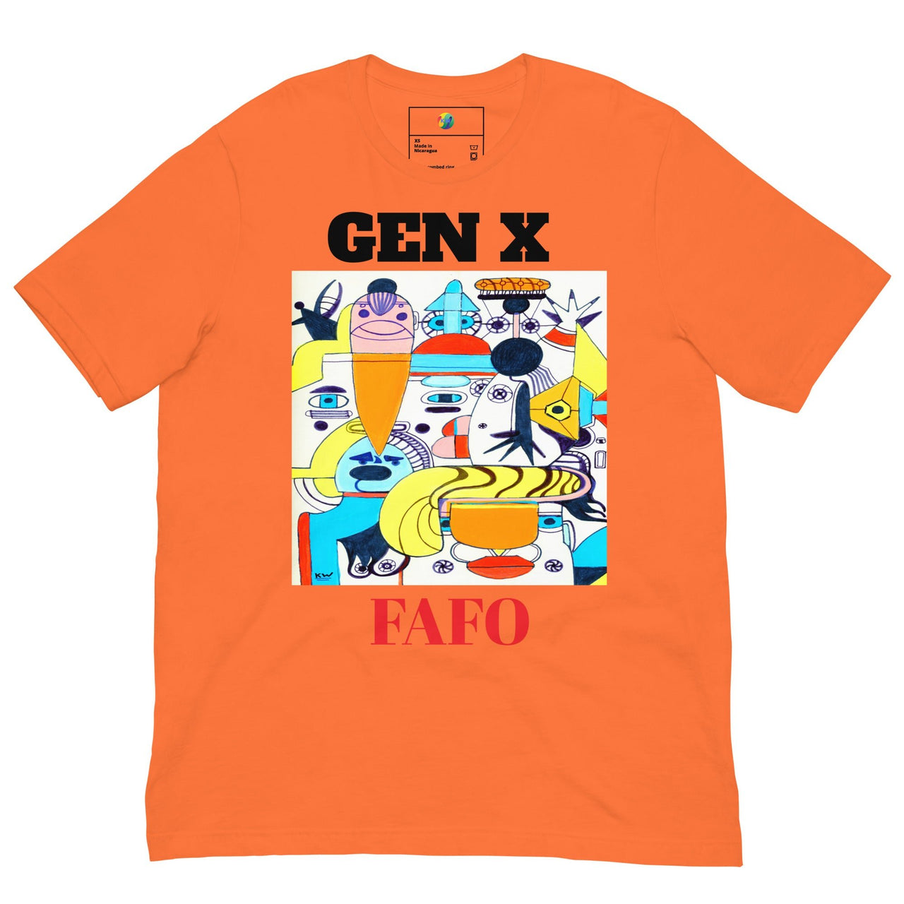 KW Gallery Wearable Art Tee 37 FAFO - Winter Sunshine Marketplace