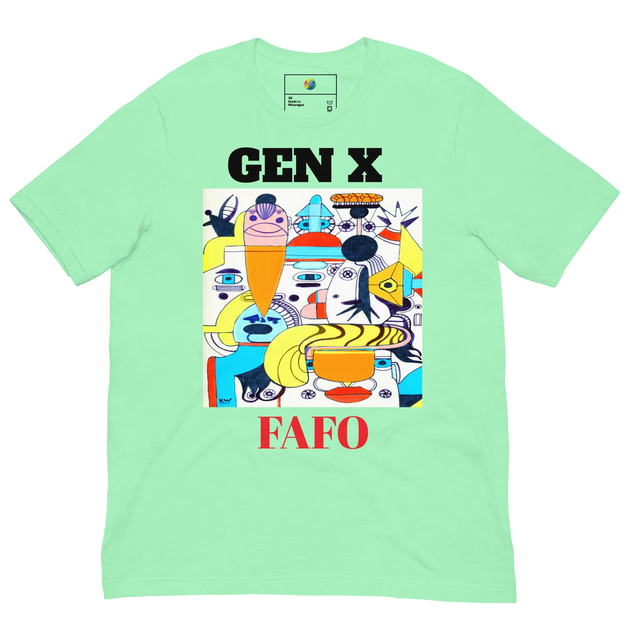 KW Gallery Wearable Art Tee 37 FAFO - Winter Sunshine Marketplace