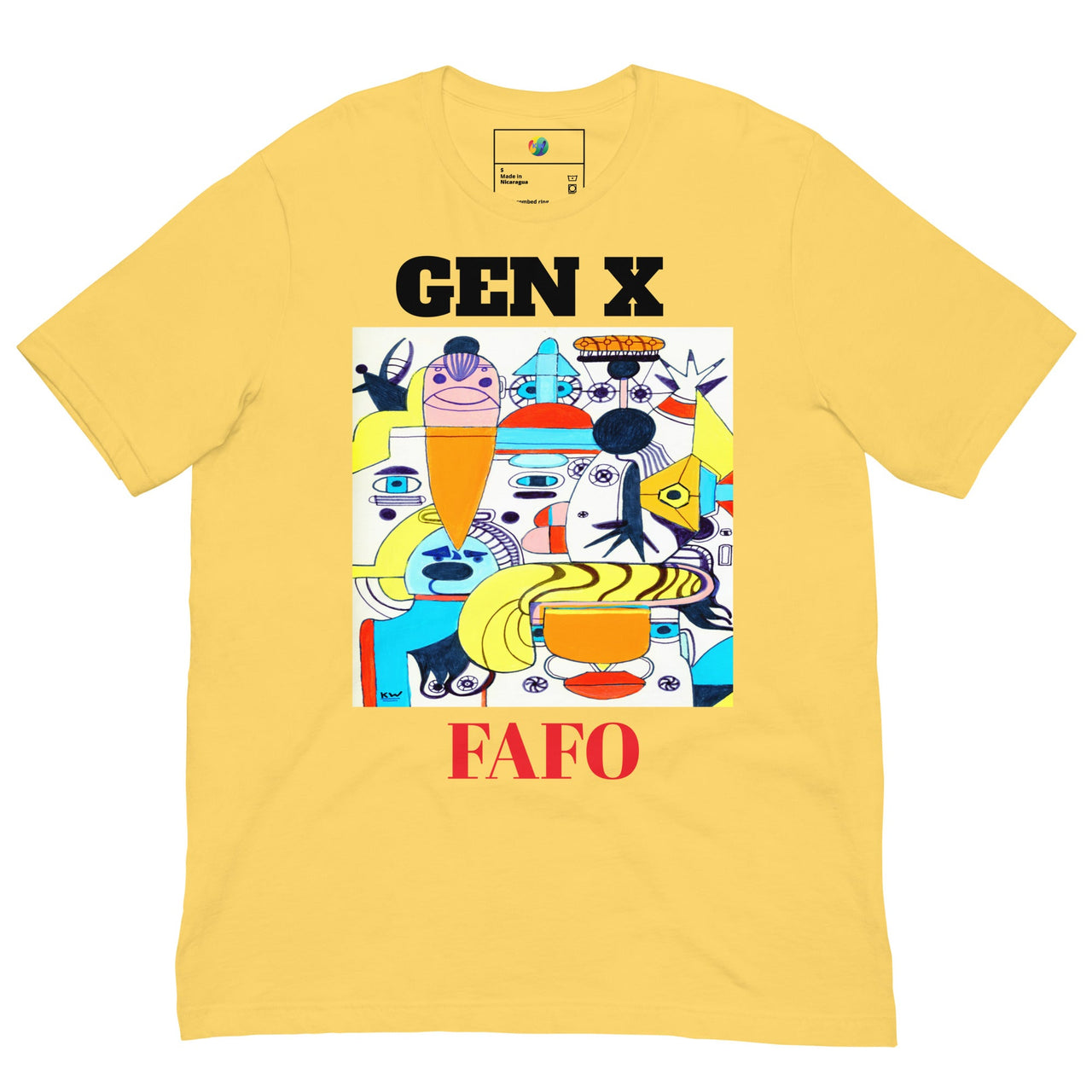 KW Gallery Wearable Art Tee 37 FAFO - Winter Sunshine Marketplace