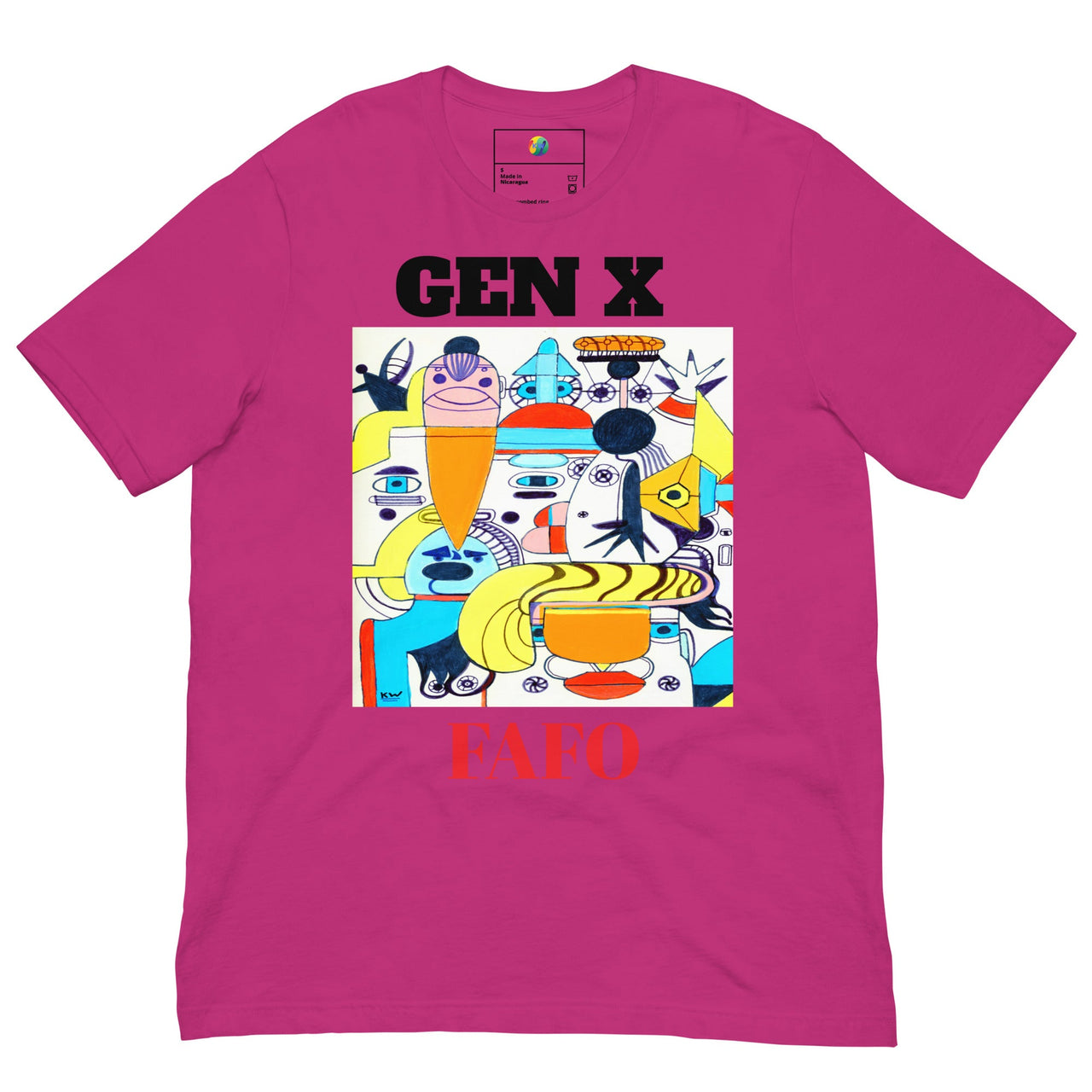 KW Gallery Wearable Art Tee 37 FAFO - Winter Sunshine Marketplace