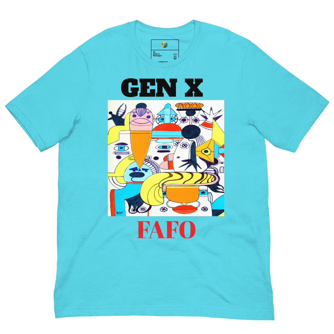 KW Gallery Wearable Art Tee 37 FAFO - Winter Sunshine Marketplace