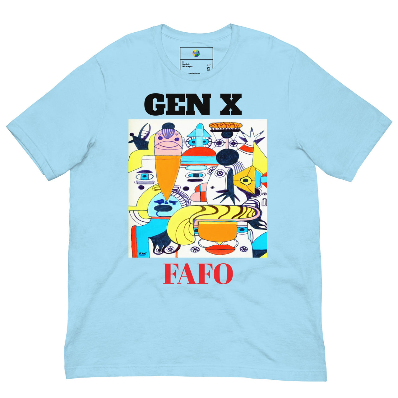 KW Gallery Wearable Art Tee 37 FAFO - Winter Sunshine Marketplace