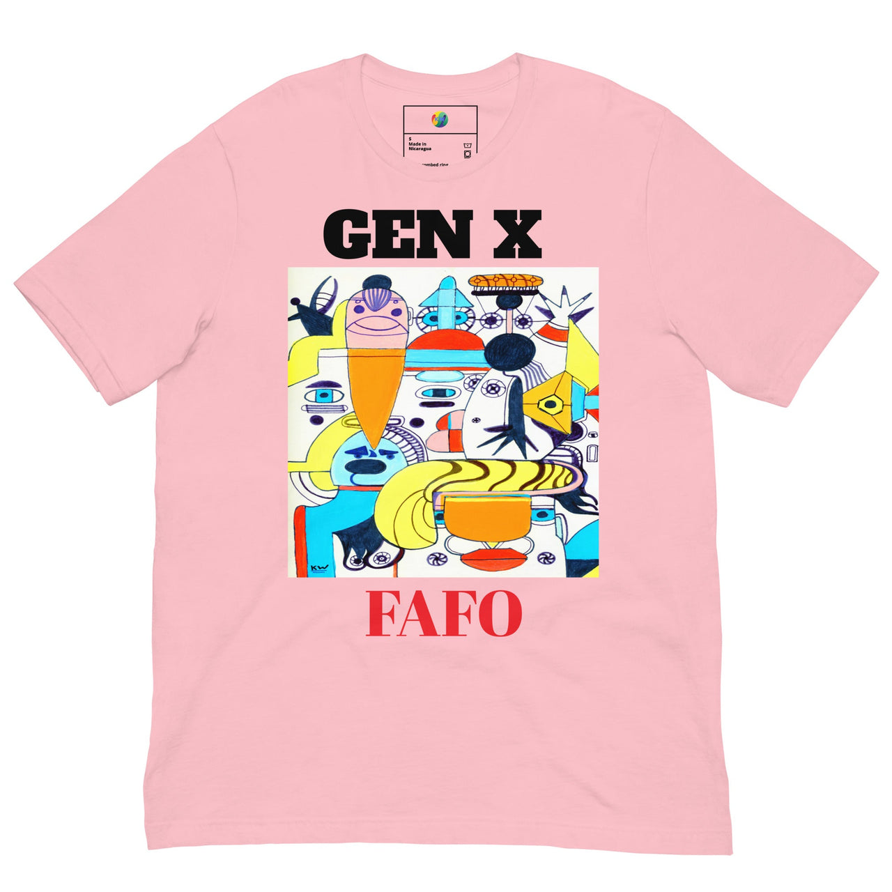 KW Gallery Wearable Art Tee 37 FAFO - Winter Sunshine Marketplace