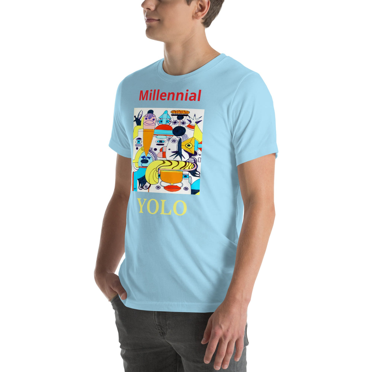 KW Gallery Wearable Art Tee 37 YOLO - Winter Sunshine Marketplace