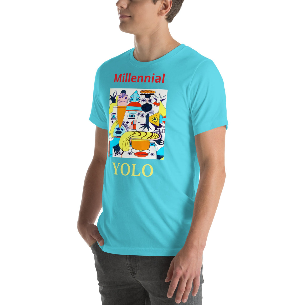 KW Gallery Wearable Art Tee 37 YOLO - Winter Sunshine Marketplace