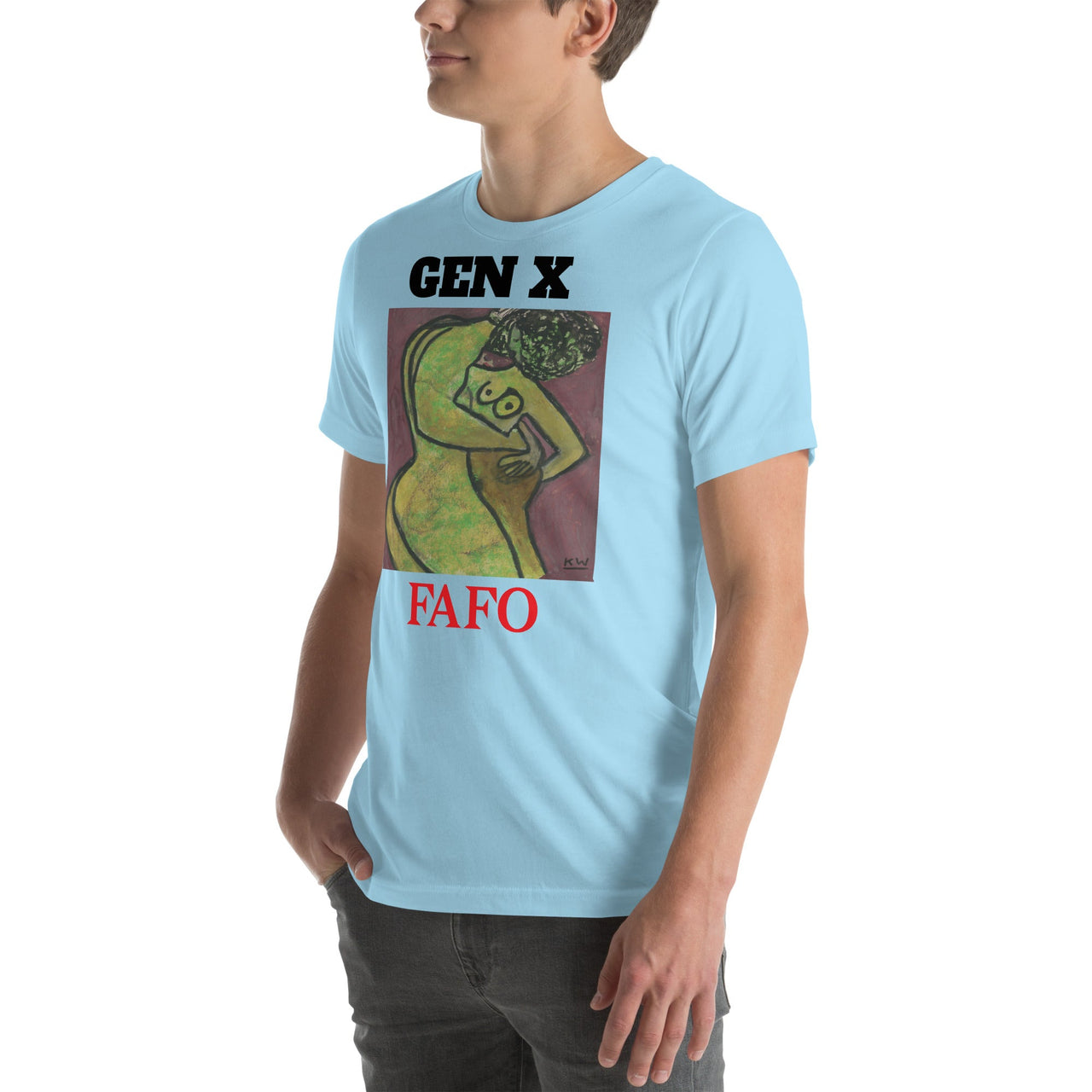 KW Gallery Wearable Art Tee 38 FAFO - Winter Sunshine Marketplace