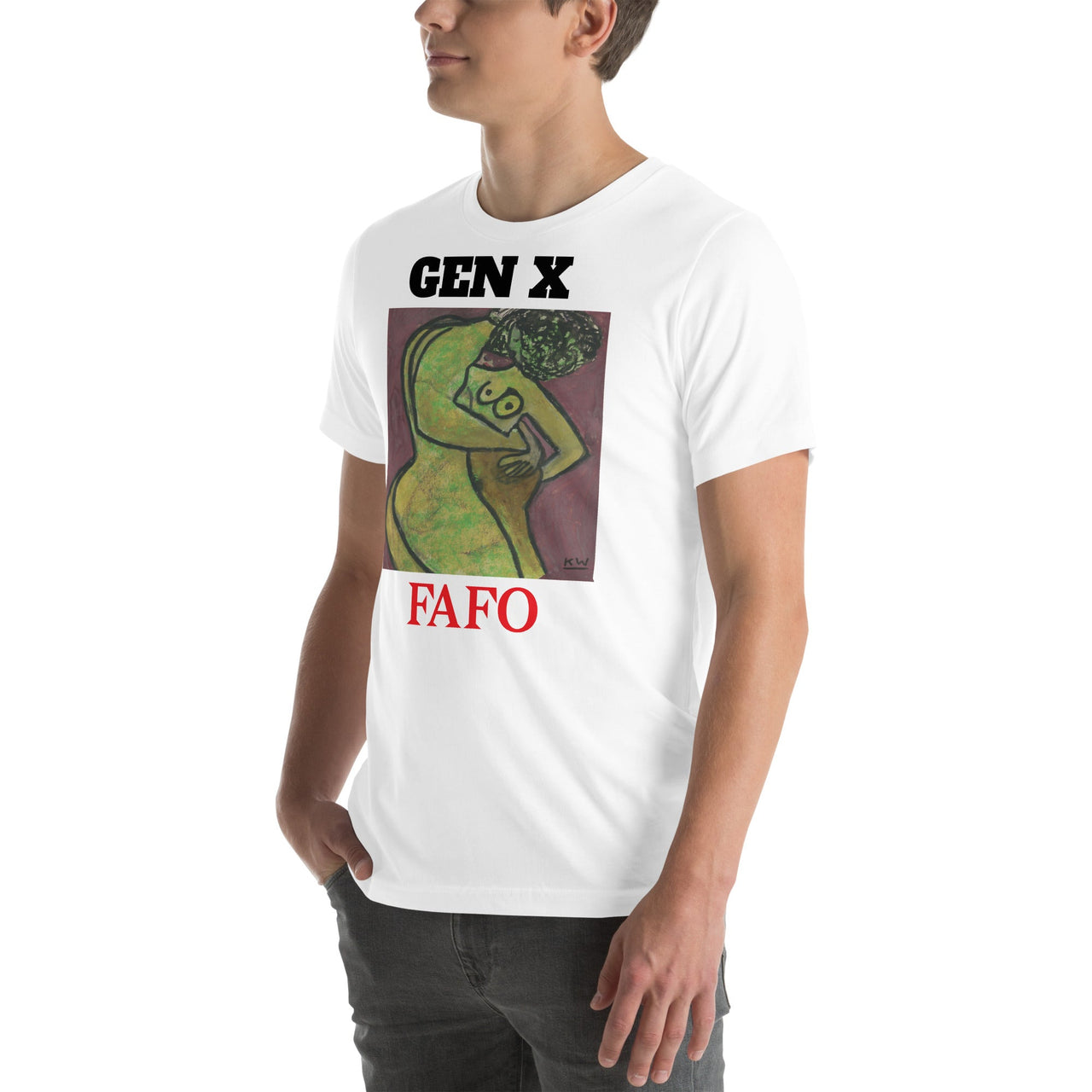 KW Gallery Wearable Art Tee 38 FAFO - Winter Sunshine Marketplace