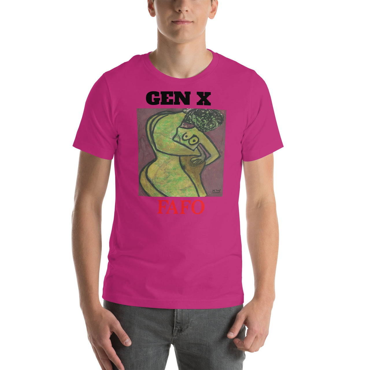 KW Gallery Wearable Art Tee 38 FAFO - Winter Sunshine Marketplace