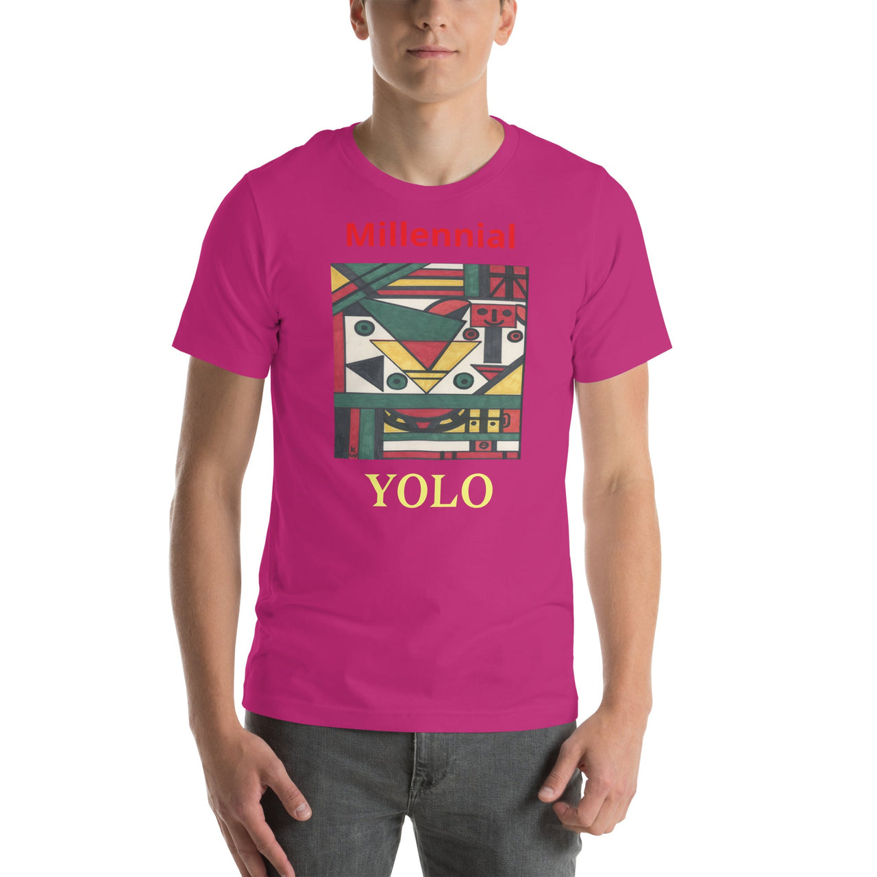 KW Gallery Wearable Art Tee 39 YOLO - Winter Sunshine Marketplace