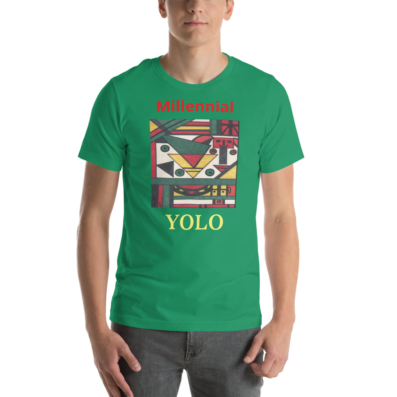 KW Gallery Wearable Art Tee 39 YOLO - Winter Sunshine Marketplace