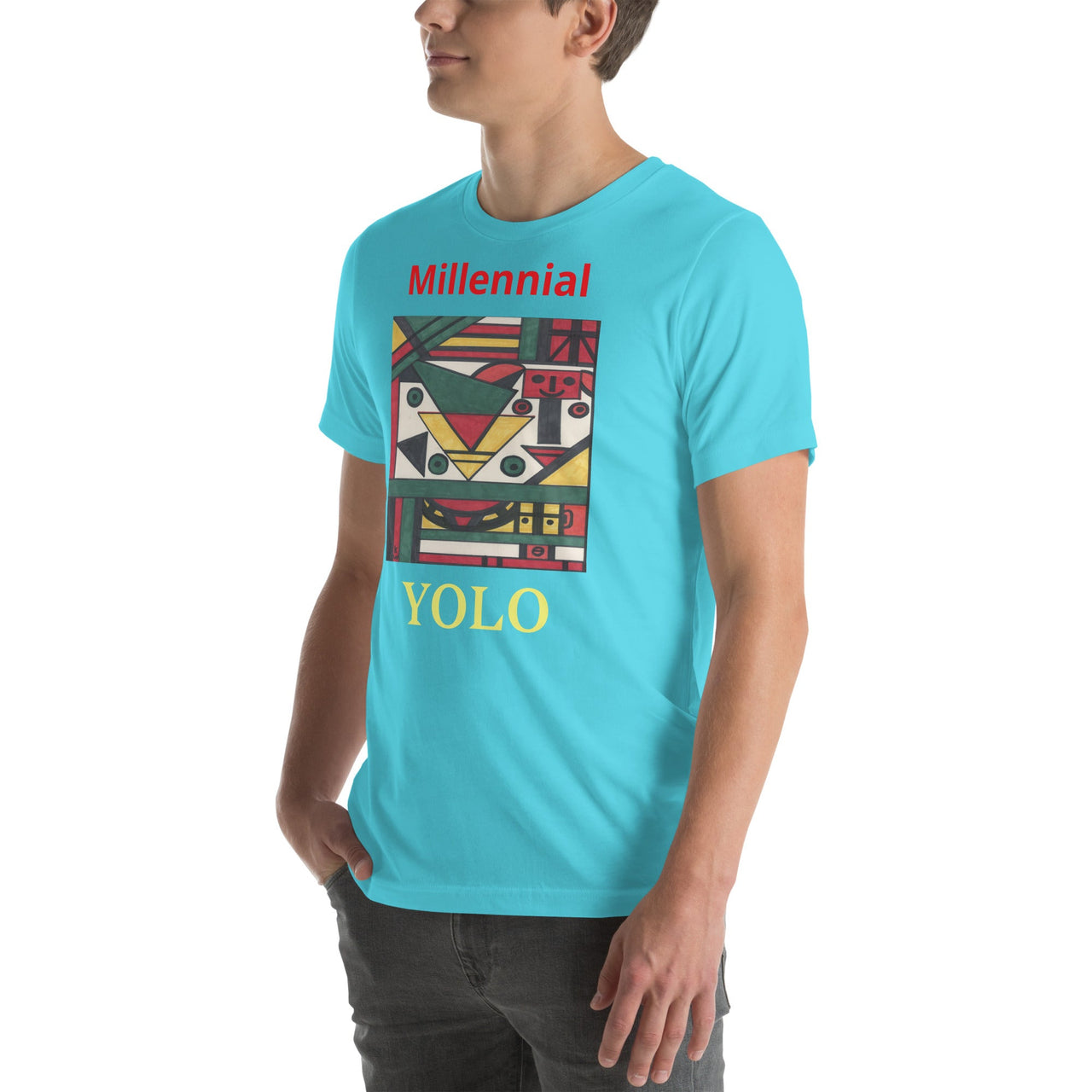 KW Gallery Wearable Art Tee 39 YOLO - Winter Sunshine Marketplace