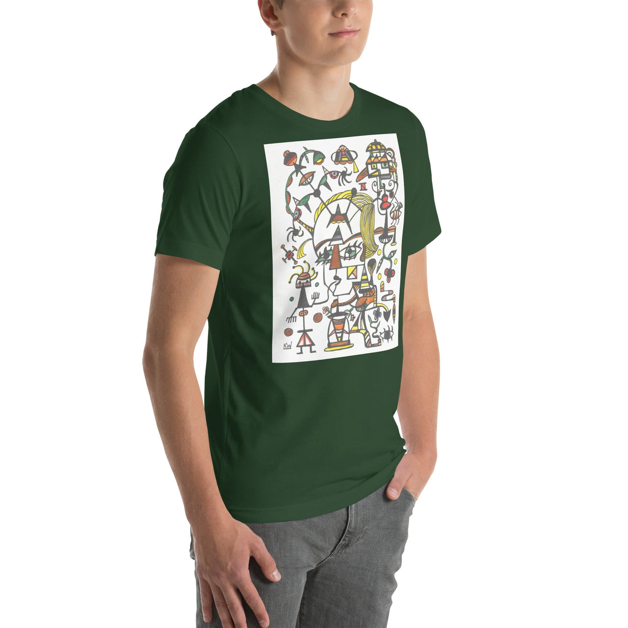 KW Gallery Wearable Art Tee 4 - Winter Sunshine Marketplace