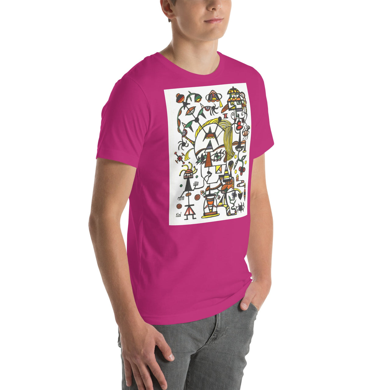 KW Gallery Wearable Art Tee 4 - Winter Sunshine Marketplace