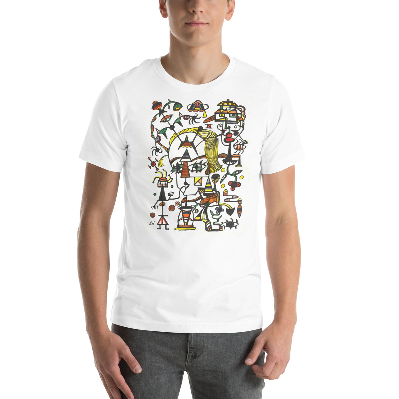 KW Gallery Wearable Art Tee 4 - Winter Sunshine Marketplace