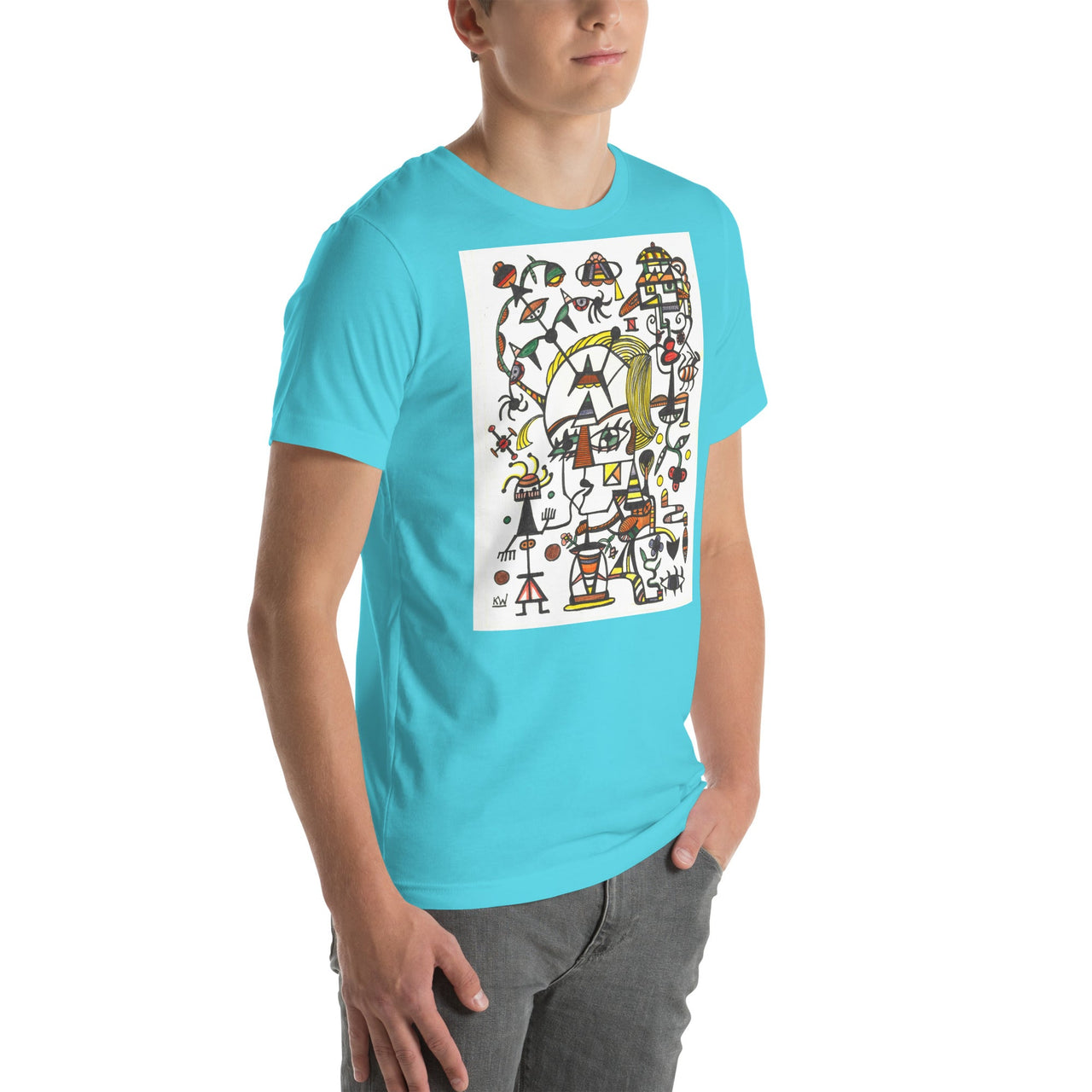 KW Gallery Wearable Art Tee 4 - Winter Sunshine Marketplace