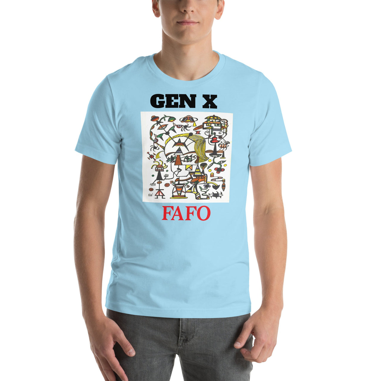 KW Gallery Wearable Art Tee 4 FAFO - Winter Sunshine Marketplace