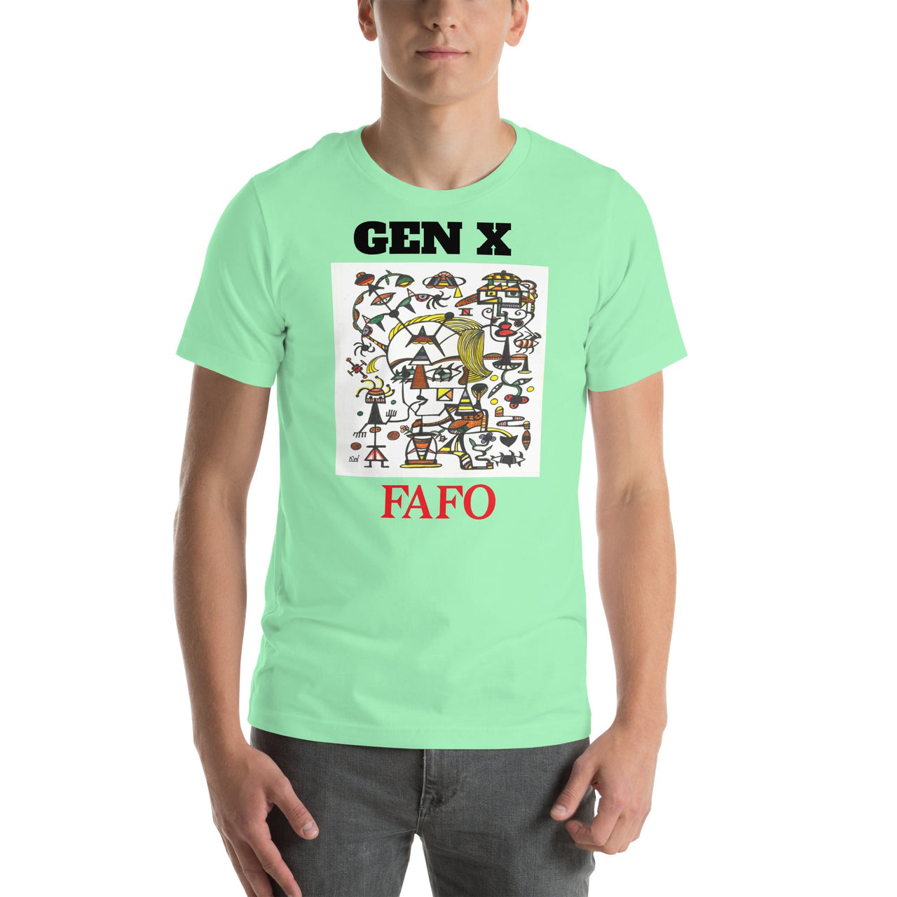 KW Gallery Wearable Art Tee 4 FAFO - Winter Sunshine Marketplace