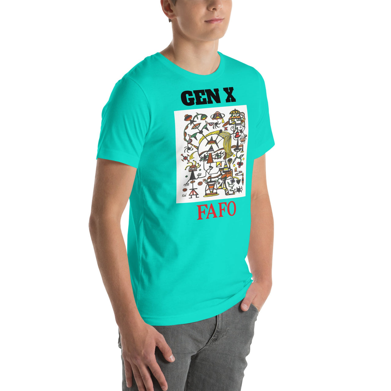 KW Gallery Wearable Art Tee 4 FAFO - Winter Sunshine Marketplace