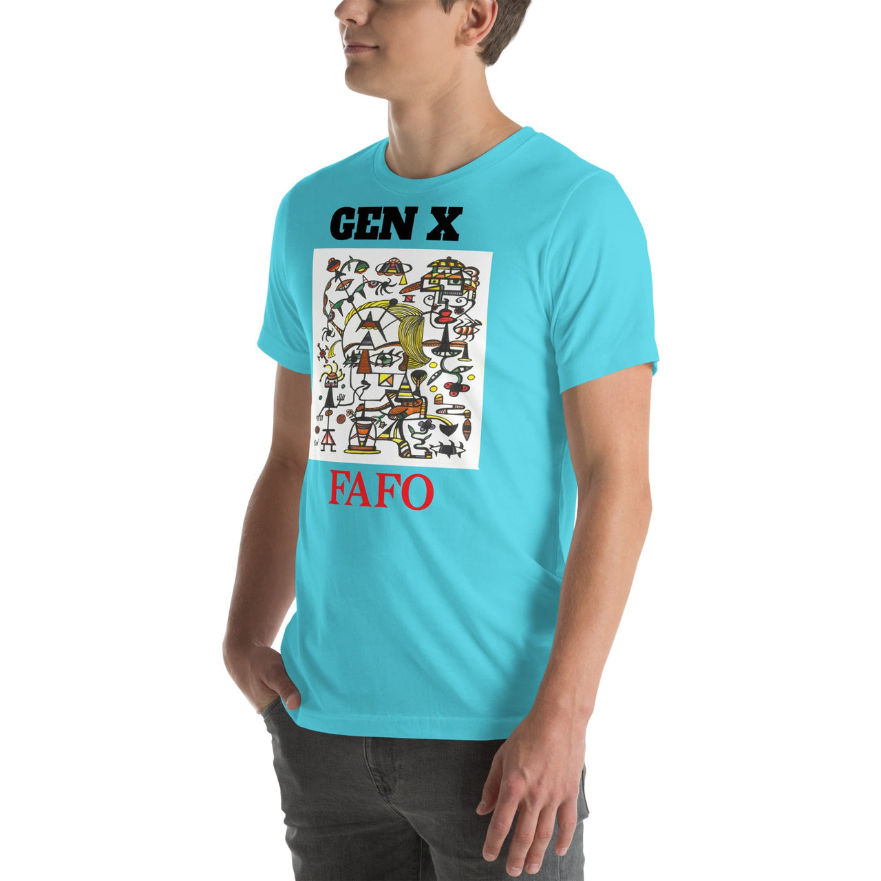 KW Gallery Wearable Art Tee 4 FAFO - Winter Sunshine Marketplace