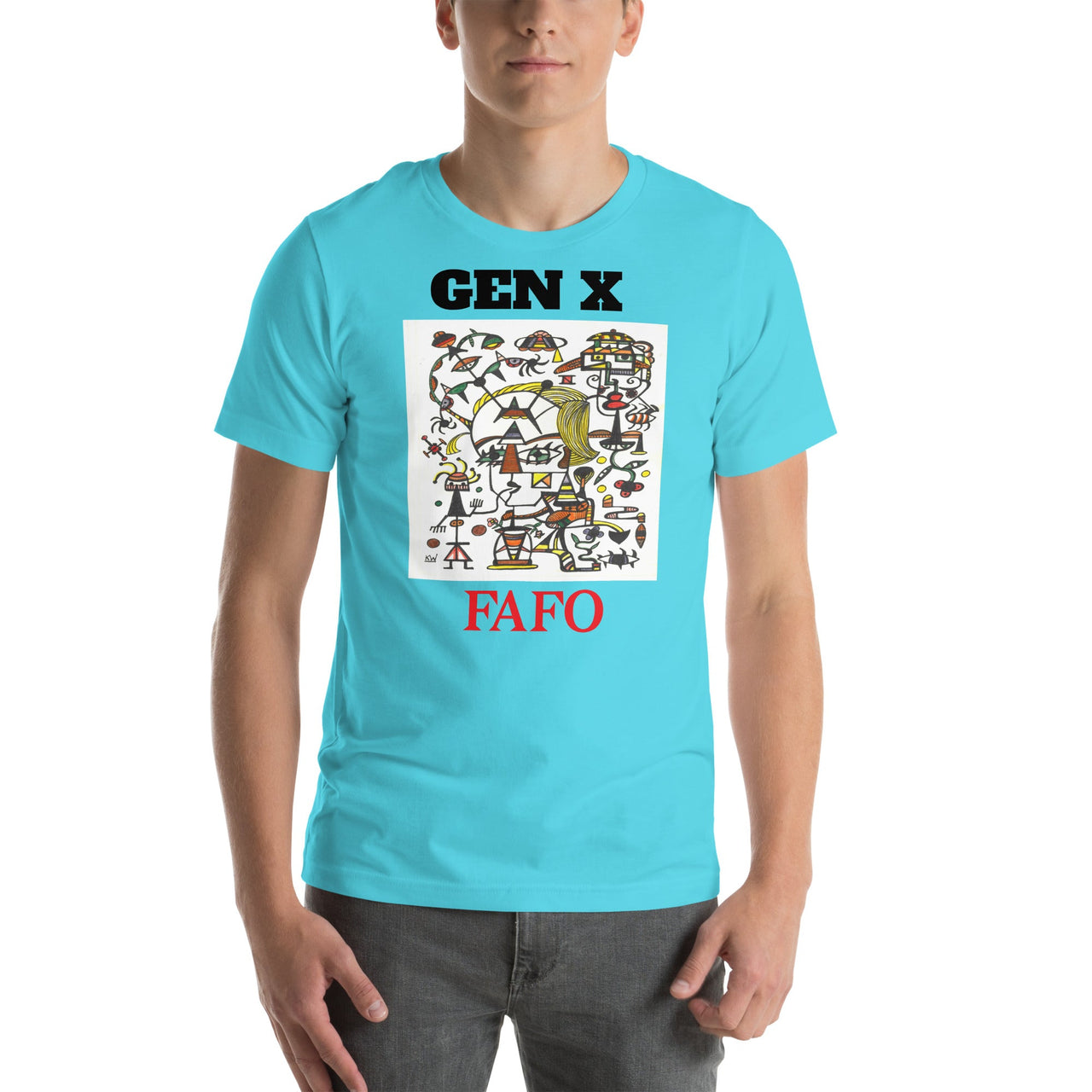 KW Gallery Wearable Art Tee 4 FAFO - Winter Sunshine Marketplace