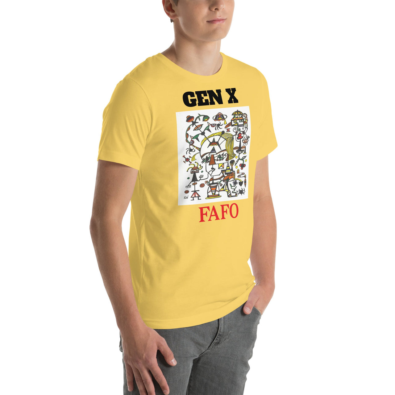 KW Gallery Wearable Art Tee 4 FAFO - Winter Sunshine Marketplace