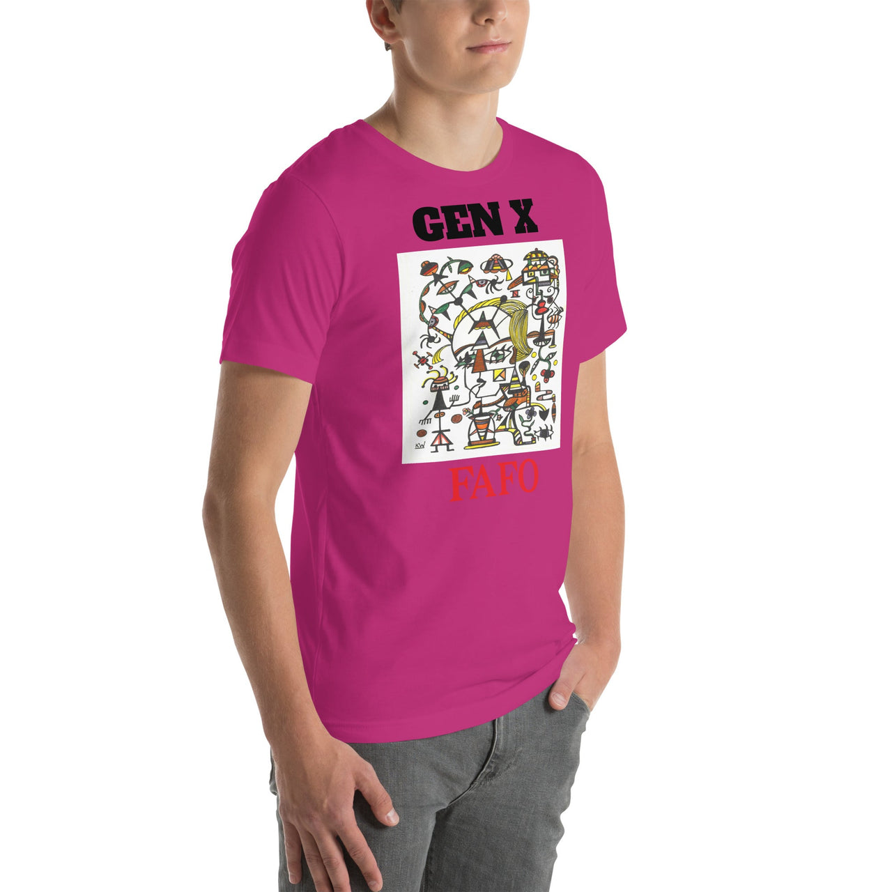 KW Gallery Wearable Art Tee 4 FAFO - Winter Sunshine Marketplace