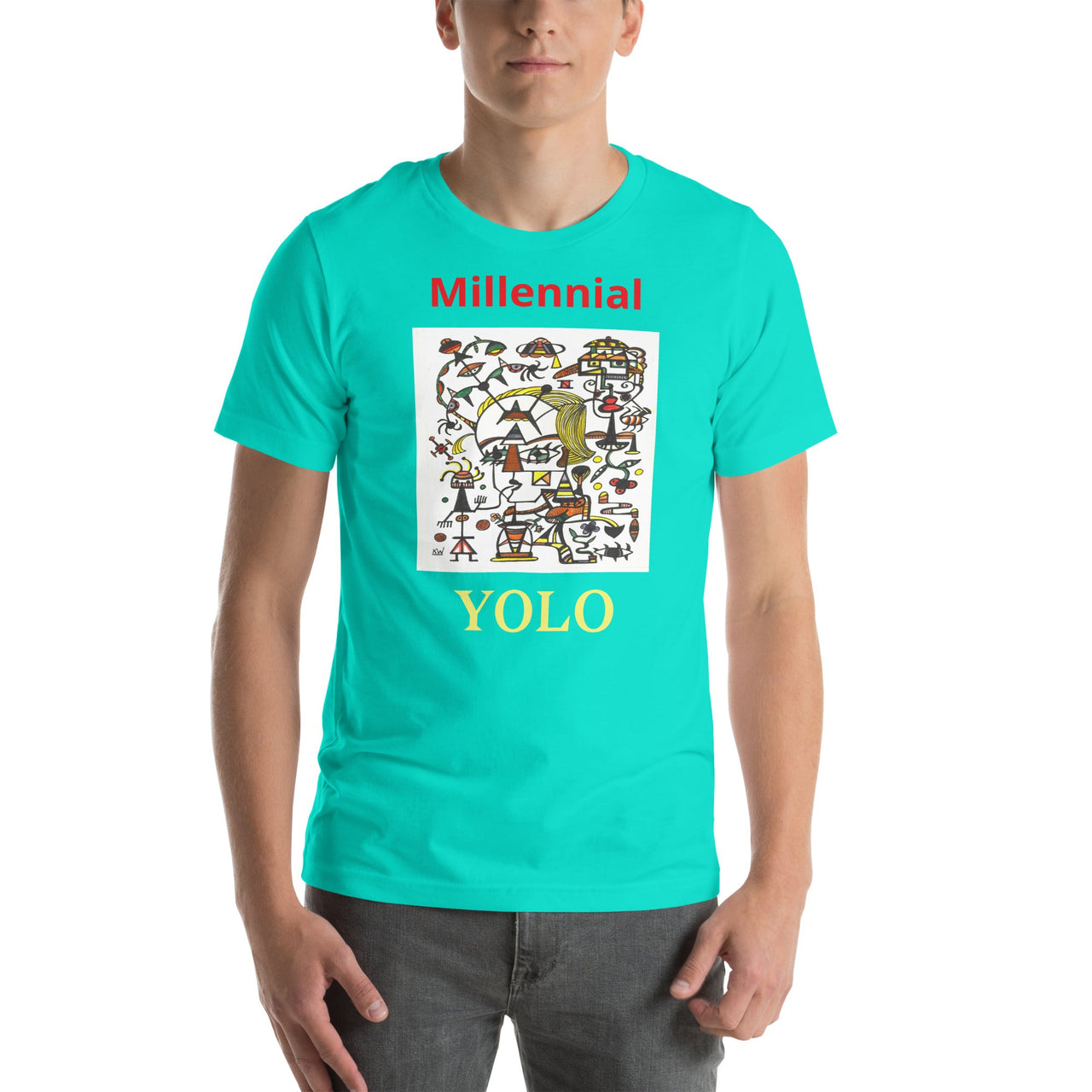 KW Gallery Wearable Art Tee 4 YOLO - Winter Sunshine Marketplace