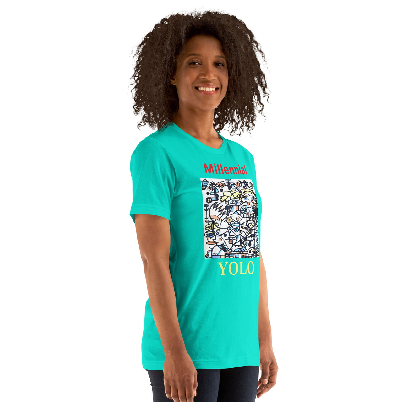 KW Gallery Wearable Art Tee 40 YOLO - Winter Sunshine Marketplace