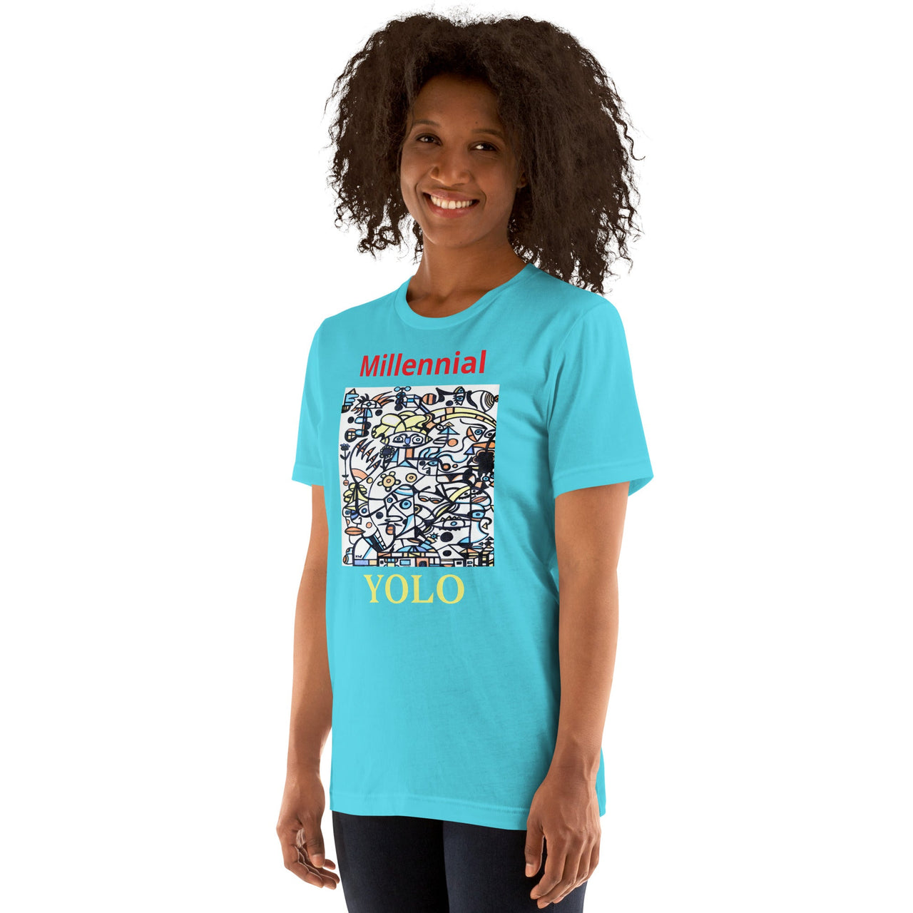 KW Gallery Wearable Art Tee 40 YOLO - Winter Sunshine Marketplace