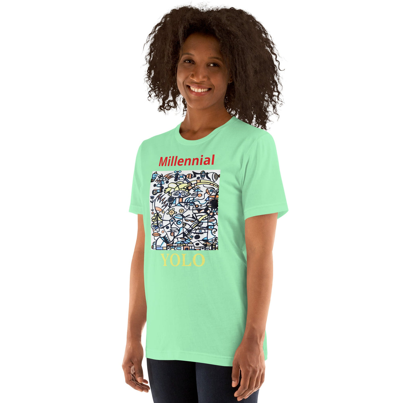 KW Gallery Wearable Art Tee 40 YOLO - Winter Sunshine Marketplace