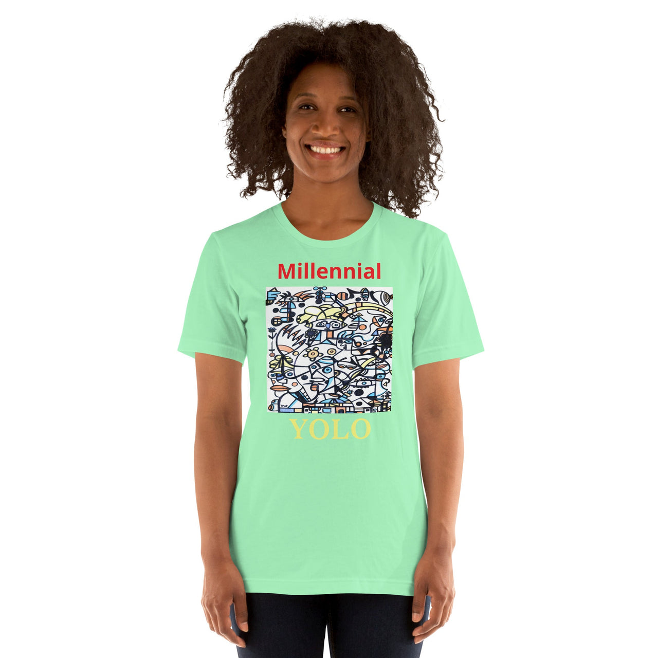 KW Gallery Wearable Art Tee 40 YOLO - Winter Sunshine Marketplace