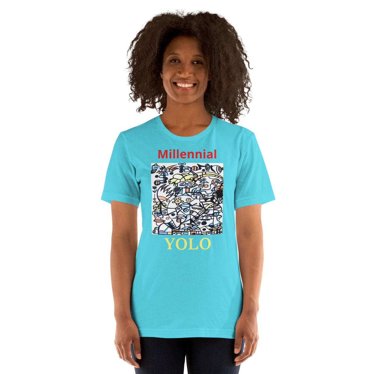 KW Gallery Wearable Art Tee 40 YOLO - Winter Sunshine Marketplace