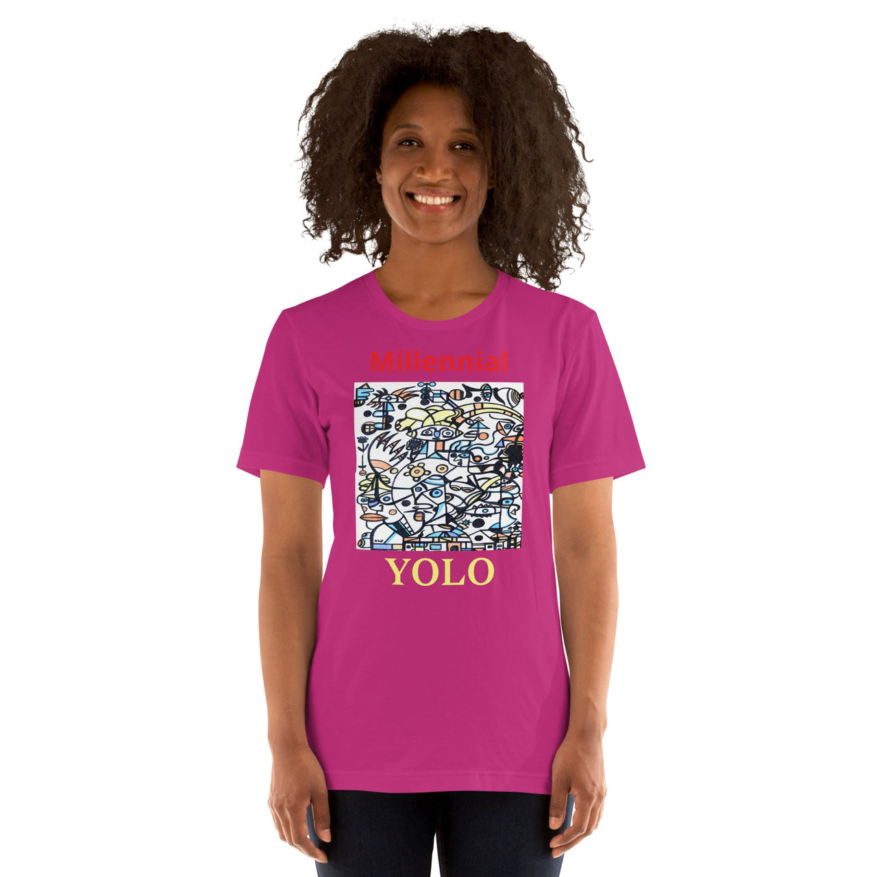 KW Gallery Wearable Art Tee 40 YOLO - Winter Sunshine Marketplace