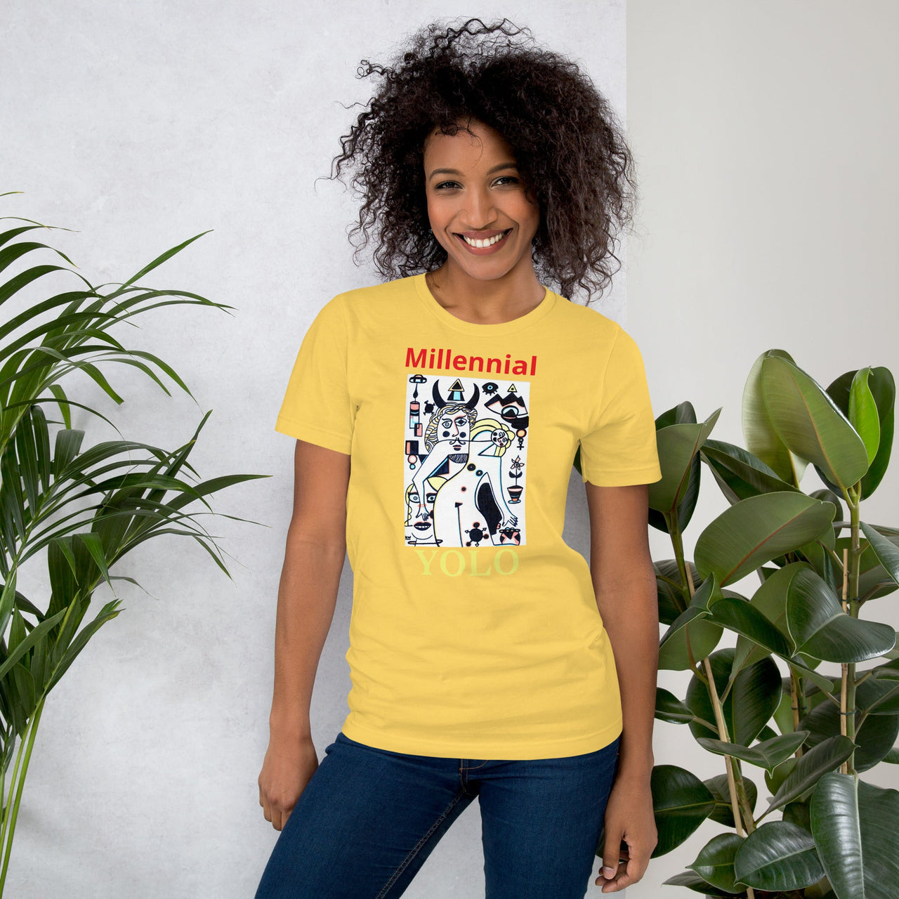 KW Gallery Wearable Art Tee 41 YOLO - Winter Sunshine Marketplace