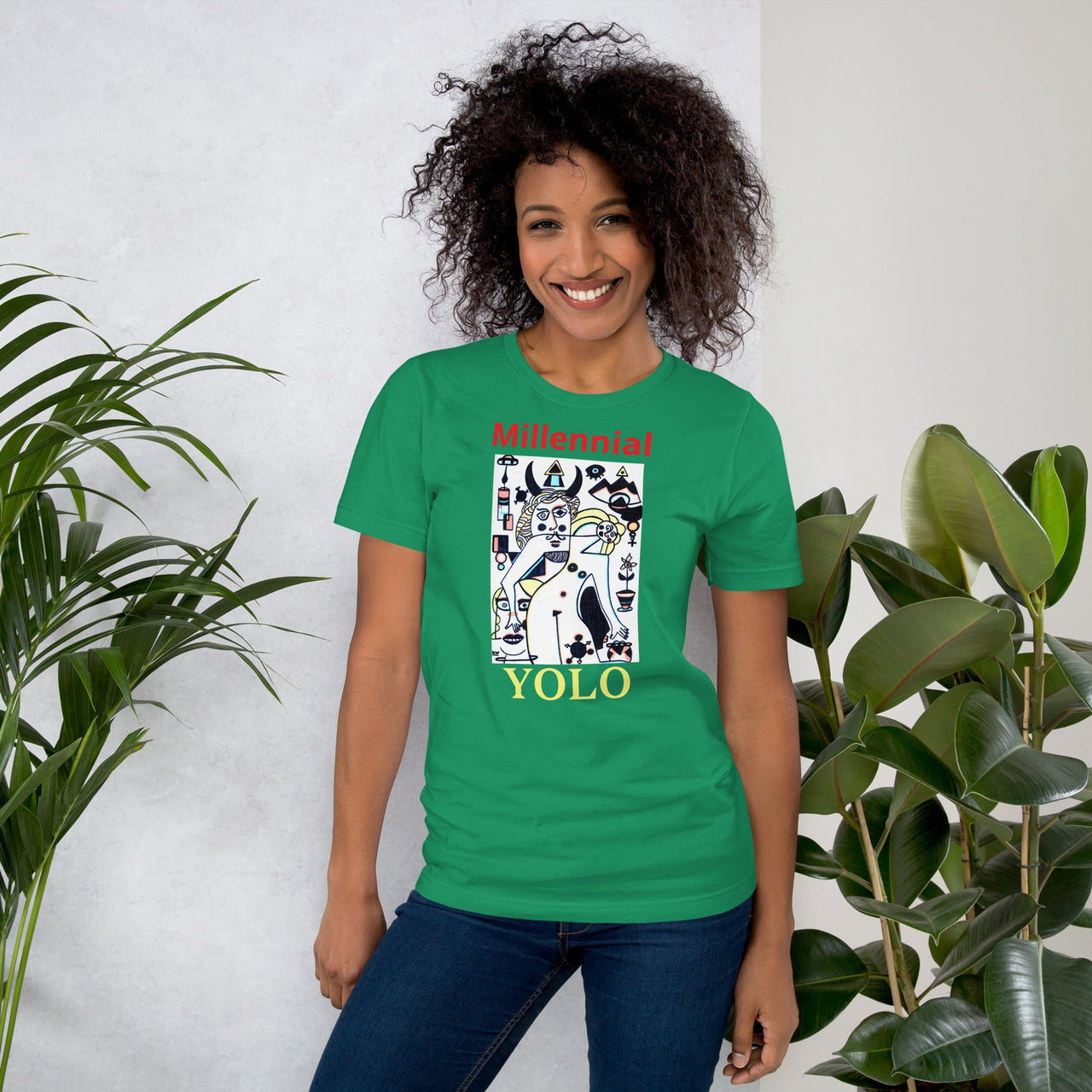 KW Gallery Wearable Art Tee 41 YOLO - Winter Sunshine Marketplace