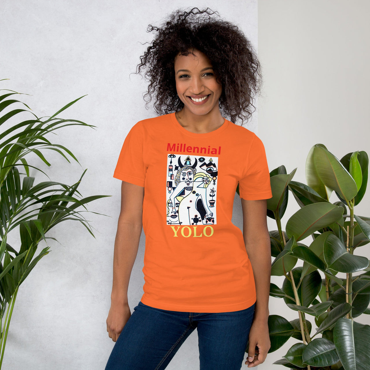 KW Gallery Wearable Art Tee 41 YOLO - Winter Sunshine Marketplace