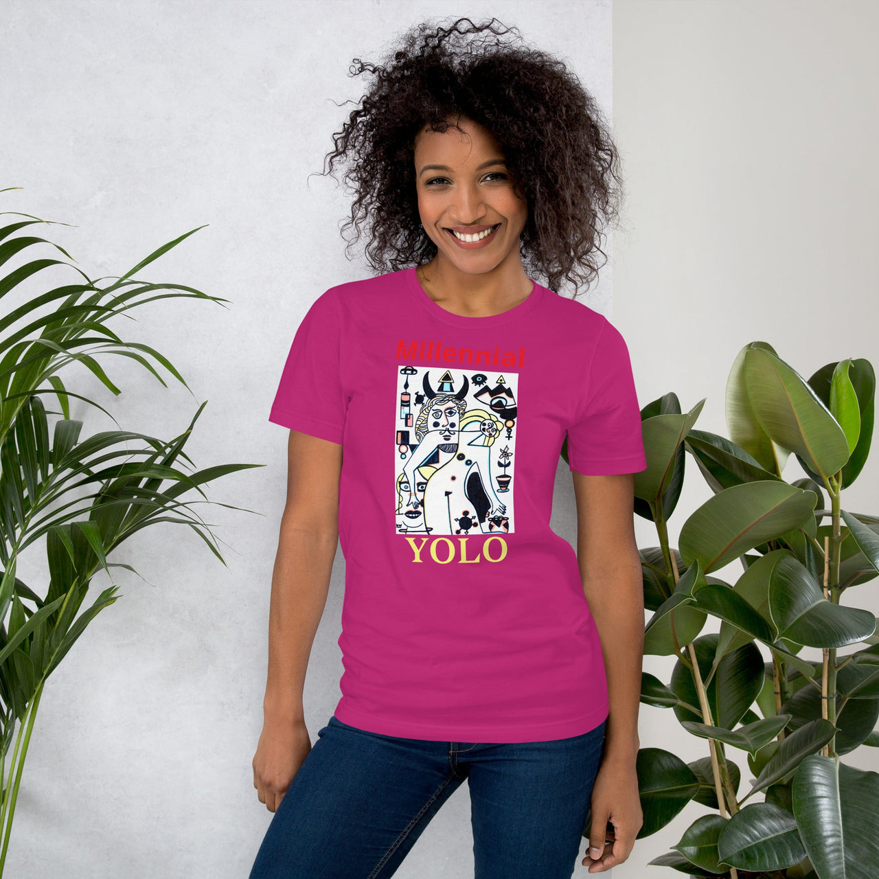 KW Gallery Wearable Art Tee 41 YOLO - Winter Sunshine Marketplace