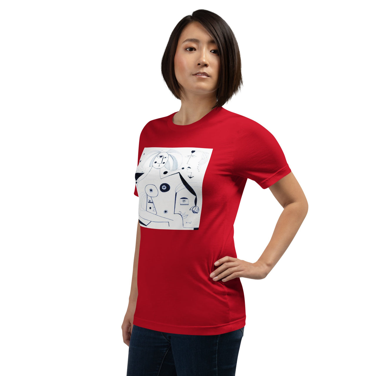 KW Gallery Wearable Art Tee 42 - Winter Sunshine Marketplace