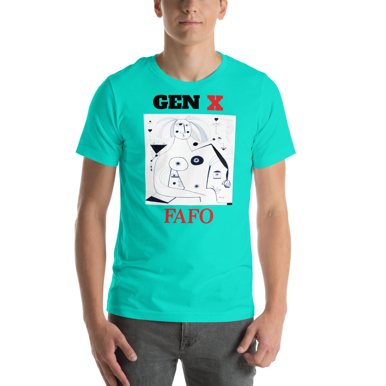 KW Gallery Wearable Art Tee 42 FAFO - Winter Sunshine Marketplace