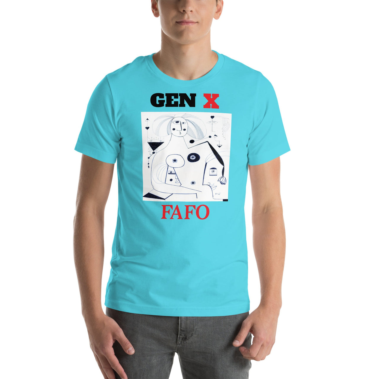 KW Gallery Wearable Art Tee 42 FAFO - Winter Sunshine Marketplace