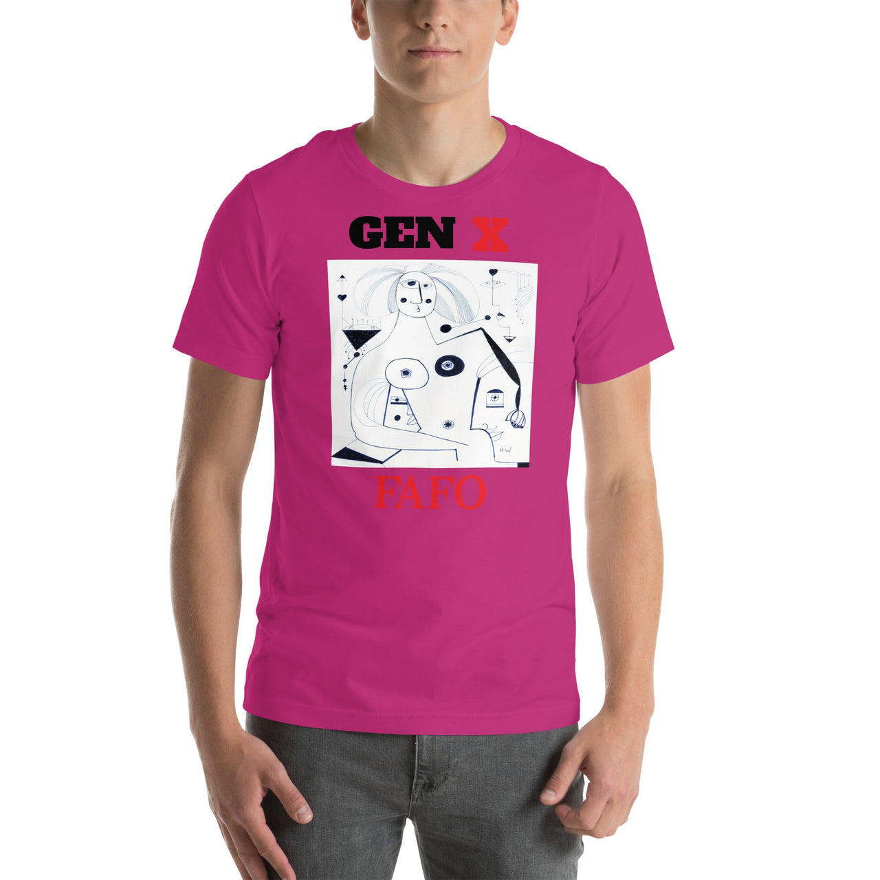 KW Gallery Wearable Art Tee 42 FAFO - Winter Sunshine Marketplace