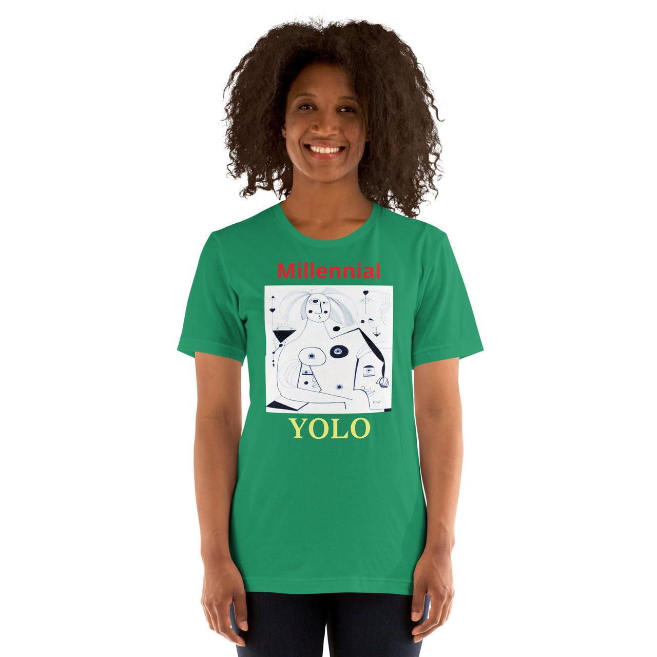 KW Gallery Wearable Art Tee 42 YOLO - Winter Sunshine Marketplace